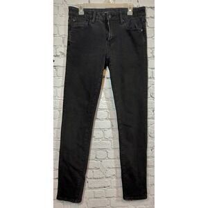 Aeropostale Skinny Jeans Black‎ Wash Denim Casual Pants 32/34